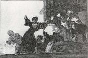 Francisco Goya Working proof for Poor folly oil painting artist